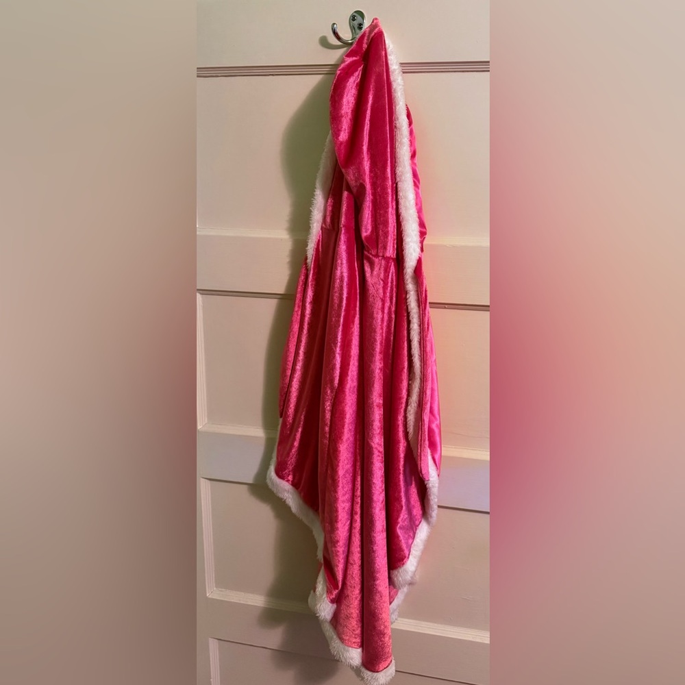 Pink Princess Hooded Cape Costume
